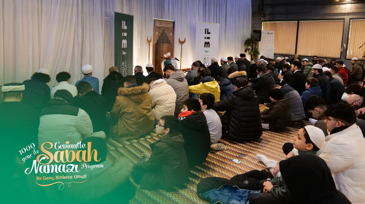 1100 Genç Anvers Huzur Cami’nde Sabah Namazında Buluştu.