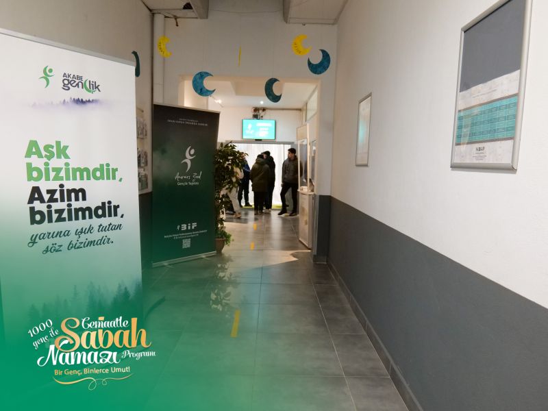 1100 Genç, Anvers Huzur Cami’nde Sabah Namazında Buluştu