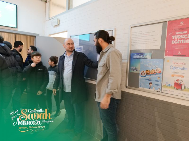 1100 Genç, Anvers Huzur Cami’nde Sabah Namazında Buluştu