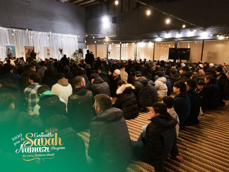 1100 Genç, Anvers Huzur Cami’nde Sabah Namazında Buluştu