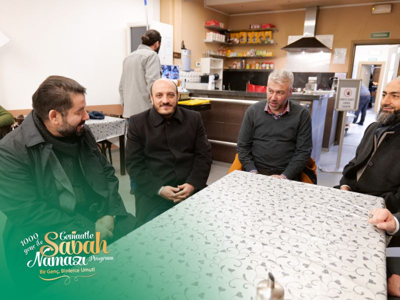 1100 Genç, Anvers Huzur Cami’nde Sabah Namazında Buluştu