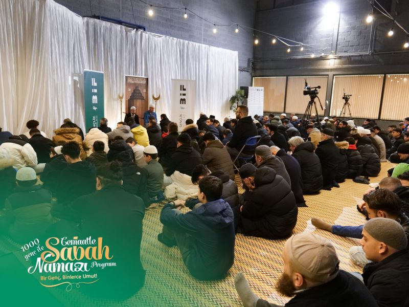 1100 Genç, Anvers Huzur Cami’nde Sabah Namazında Buluştu