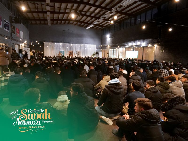 1100 Genç, Anvers Huzur Cami’nde Sabah Namazında Buluştu