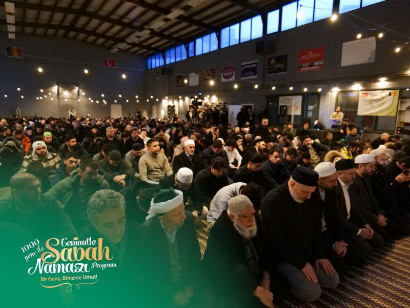 1100 Genç, Anvers Huzur Cami’nde Sabah Namazında Buluştu