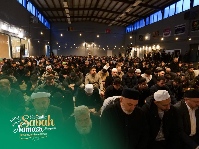 1100 Genç, Anvers Huzur Cami’nde Sabah Namazında Buluştu