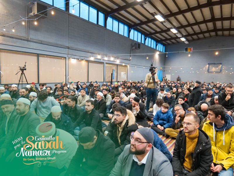 1100 Genç, Anvers Huzur Cami’nde Sabah Namazında Buluştu