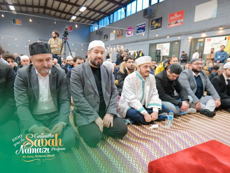 1100 Genç, Anvers Huzur Cami’nde Sabah Namazında Buluştu