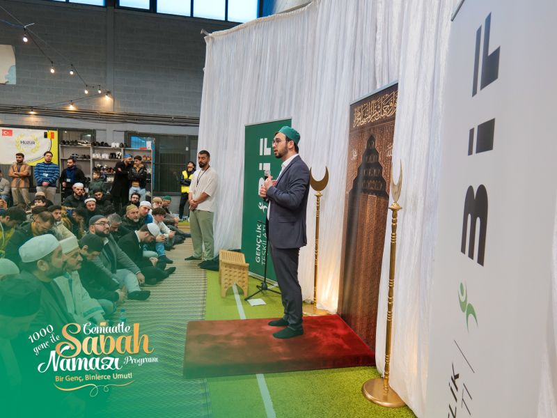 1100 Genç, Anvers Huzur Cami’nde Sabah Namazında Buluştu