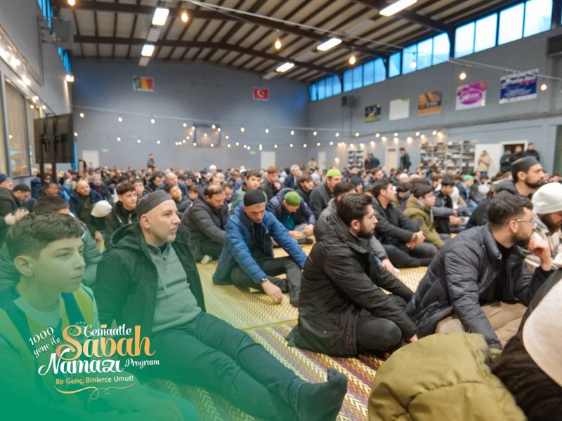 1100 Genç, Anvers Huzur Cami’nde Sabah Namazında Buluştu