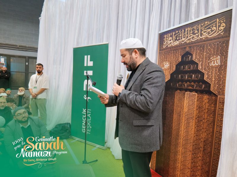 1100 Genç, Anvers Huzur Cami’nde Sabah Namazında Buluştu