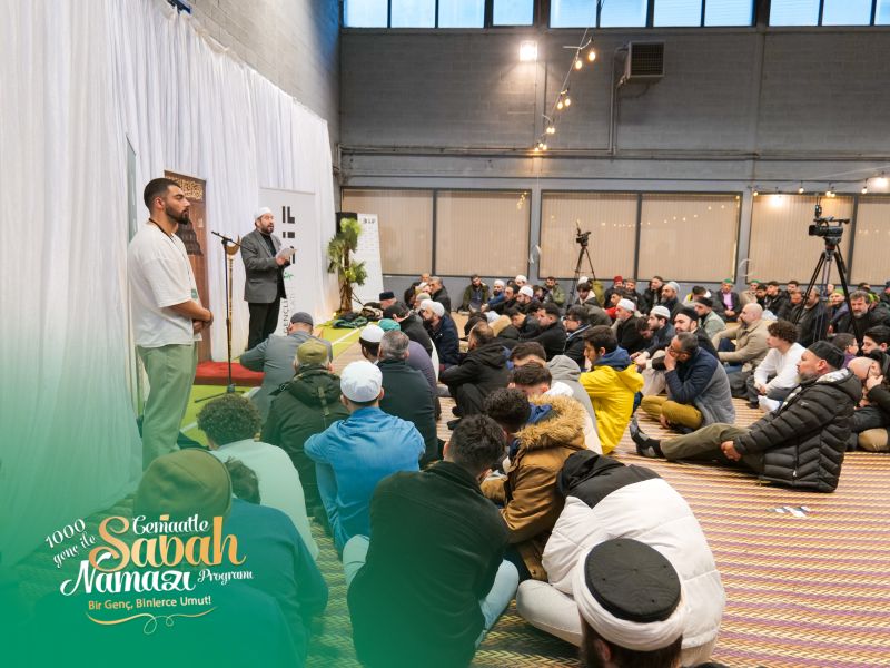 1100 Genç, Anvers Huzur Cami’nde Sabah Namazında Buluştu